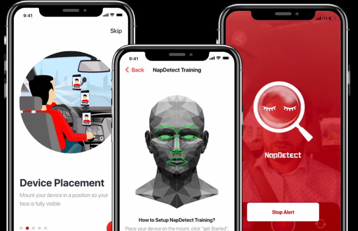 Nap Detect App Screenshots