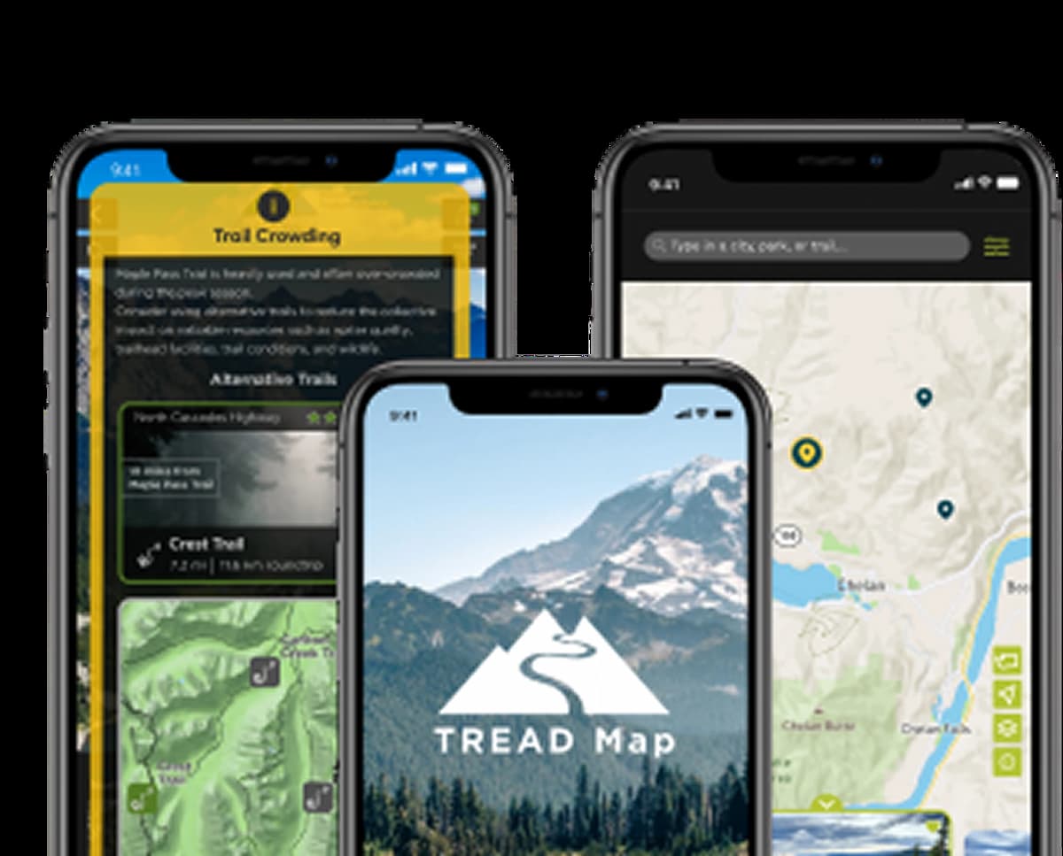 Tread Map App Screenshots
