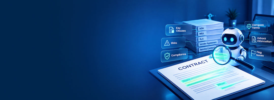 AI Contract Review: Benefits, Process, Challenges & AI Agents